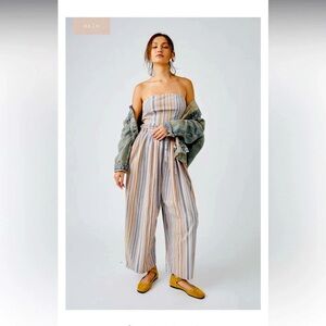 Roaming shores one piece free people Nwt designer strapless revolve boho spring